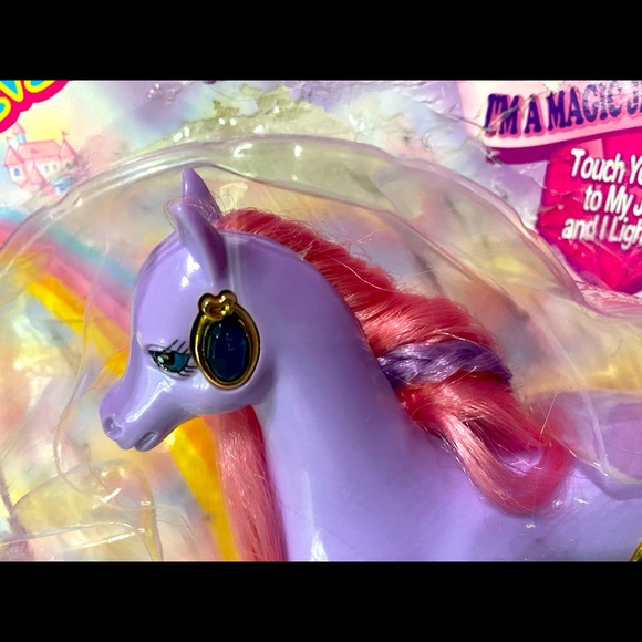 MAGIC TOUCH PONY VINTAGE 90s MAGIC JEWELS PONY SHANNON JEWELS LIGHT UP & BLINK - Picture 8 of 16